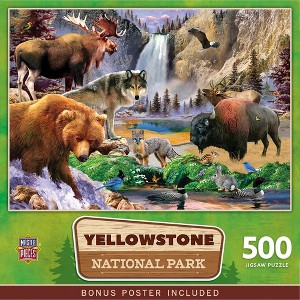 MasterPieces 500 Pieces Puzzle  - Yellowstone National Park - 15"x21" - 1 of 4
