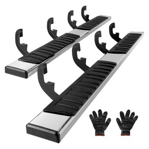 VEVOR Running Boards,6" Step Bars Compatible with 2019-2023 Chevy Silverado/GMC Sierra 1500/2020-2024 Silverado/Sierra 2500/3500HD Crew Cab,2PCS,Black - 1 of 4