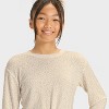 Girls' Modal French Terry Crewneck Sweatshirt - All In Motion™ - 4 of 4