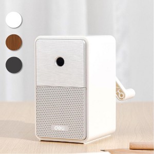 Deli Manual Pencil Sharpener, Auto-in Hand Crank with Adjustable Point for Colored Pencils, Kids, Students, Classroom, Home and Office - 1 of 4