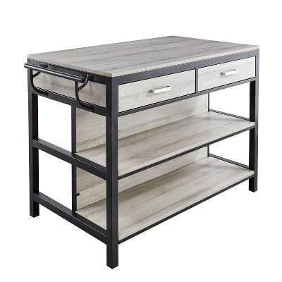 Driftwood Gray Transitional Counter Height Dining Table