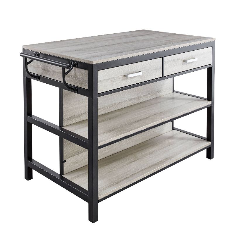 Carson Counter Kitchen Table Driftwood/Gray - Steve Silver Co., 5 of 9