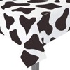Blue Panda 3-Pack Farm Cow Print Disposable Plastic Tablecloth Table Cloth 54"x108" Party Supplies - 3 of 4