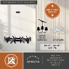 VAXCEL Wells 5 Light Matte Black Contemporary Wheel Chandelier - 4 of 4