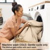 Itopfox 100% Cotton Muslin Blanket, 6-Layer Cooling Soft Throw for Bed & Couch, Breathable Quilt Bedspread, Gauze Bedding for Adults, Oatmeal Beige - 4 of 4