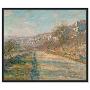 Art Remedy Monet - Road of La Roche Guyon Classic Monet Art Prints Framed - 1 of 4