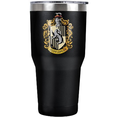 Harry Potter Hufflepuff Crest Steel Tumbler 30oz Coffee Travel Mug
