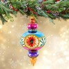 Huras Family 6.5 Inch Noel Joy Merry & Bright Reflector Pendant  Drop Tree Ornaments - 2 of 4