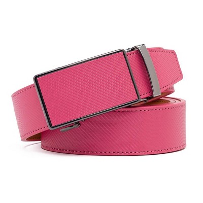 Braveman | Men's Sliding Buckle Adjustable Leather Ratchet Belt