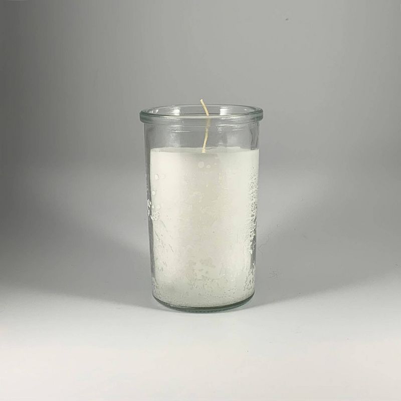 4.56oz Unscented Jar Candle White - Continental Candle, 3 of 5