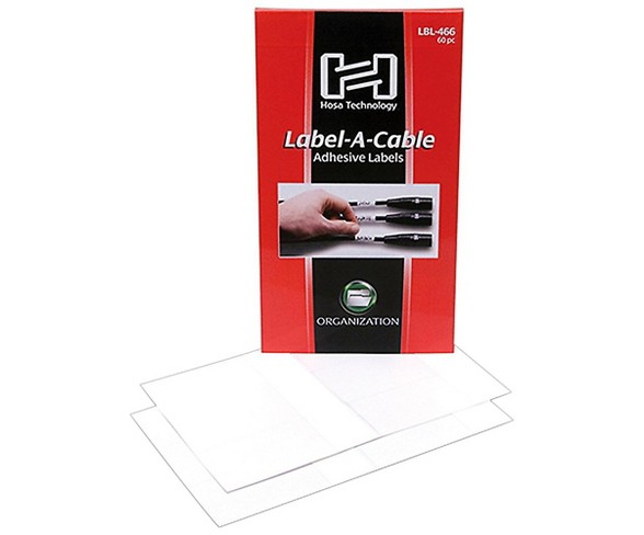 Hosa LBL-466 Label-A-Cable (60 Pack)