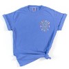 Simply Sage Market Summer Vibes Sun Colorful Front and Back Design Garment Dyed Tee - 3 of 4