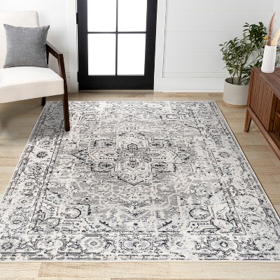 JONATHAN Y Denia Ornate Geometric Medallion Area Rug