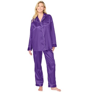 Amoureuse The Luxe Satin Pajama Set - 1 of 4