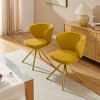 Art Leon Set of 2 Swivel Accent Dining Chairs - 4 of 4