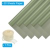 Unique Bargains Decorative Elegant Waterproof Matte Gift Wrap Paper with Ribbon 1 Set - 3 of 4