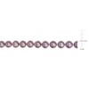 EVERLY JEWELRY | Sterling Silver 9 -10mm Purple Freshwater Cultured Pearl Necklace, 18-inch - 2 of 4