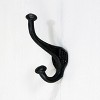 VIP Metal 7.5 in. Black Classic Wall Hook - 2 of 4