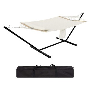 2-Person Instant-Setup Hammock with Steel Frame, Carry Bag, 450lb Capacity, Portable for Camping/Beach - 1 of 4