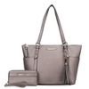 MKF Collection Gloria Vegan Leather Women’s Tote Bag with Wallet Set by Mia K - 2 of 4