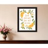 HomeRoots Sun Shine on My Mind Black Framed Print Wall Art - 2 of 3