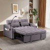 MAYEERTY Multifunctional Foldable Sofa Bed (3 Lengths) with USB, Ashtray & Rotating Phone Stand - 3 of 4