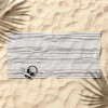 Holli Zollinger LINEN STRIPE RUSTIC Beach Towel - Deny Designs - 2 of 2