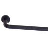 HLC.ME Wrap Around Darkening Adjustable Curtain Rod and Bracket Set for Heavier Drapes - Sturdy Pipe 1 in Diameter - 2 of 4