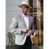 Men's Casual Blazers Two Button Lightweight Sport Coats for Men Regular Fit Linen Suit Jackets - 4 of 4