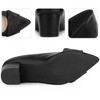 BLISSFUL STEP Women's Pointed Toe Chunky Heel Slip On Pumps - 3 of 3