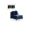Meridian Furniture,Tremblay Velvet Armless Chair - 2 of 4