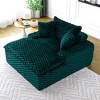 51" Oversized Single Sofa, Chaise Lounge with 2 Pillows, Comfort Accent Chair Armchair, No Assembly Required - ModernLuxe - 2 of 4