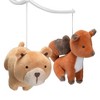 Bedtime Originals Animal Alphabet Bear/Fox Musical Baby Crib Mobile Soother Toy - 2 of 4