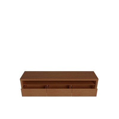 Sylvan Maple Cream Modern TV Stand with Discreet Storage