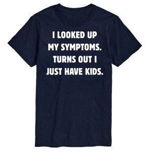Men's - Instant Message - Looked Up Symptoms Short Sleeve Graphic T-Shirt - 1 of 4