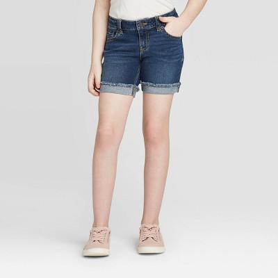 girls blue jean shorts