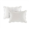 PDTEND Full/Queen Size 3-Piece Lightweight Reversible Quilt Set with Scalloped Edges - 4 of 4