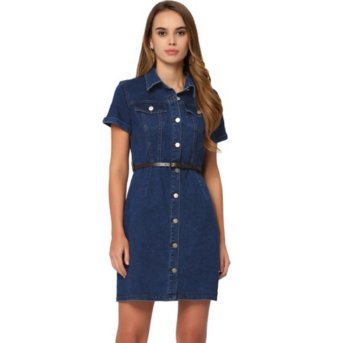 Denim shirt dress clearance target