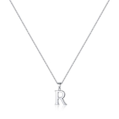 Turandoss S925 Sterling Silver Initial Necklaces for Girls Women, Dainty Initial Jewelry Birthday Gifts