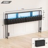 Aheaplus Upholstered Headboard with Storage Bags - 4 of 4
