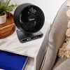 Holmes Blizzard 8" Digital 3 Speed Air Circulator Fan with Capacitive Touch and Remote Control Black/Chrome - 2 of 4