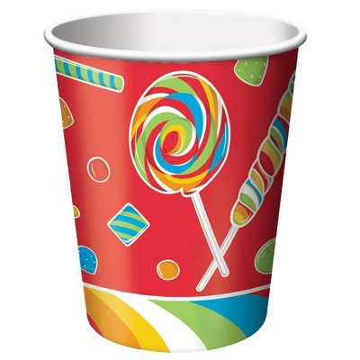 8 Pack 9 oz Cups Sugar Buzz