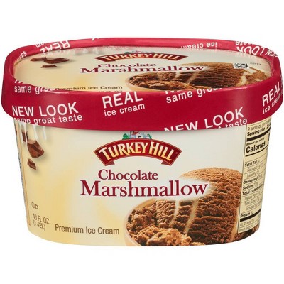 Turkey Hill Chocolate Marshmallow Ice Cream - 48oz
