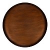 Kate and Laurel Zabel Round Metal Coffee Table, 28" Diameter, Bronze - 4 of 4