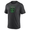 MLS Austin FC Men's Gray Short Sleeve Triblend Chest Logo T-Shirt - 2 of 3