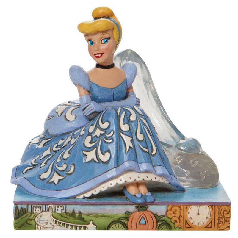 Jim Shore " A Magical Midnight Cinderella Glass Slipper  -  Decorative Figurines, 1 of 4