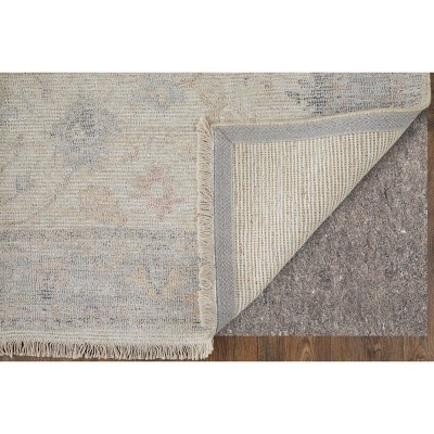 Handmade Ivory Wool Rectangular Area Rug 2' x 3'