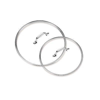 All-Clad 10" & 12" Nonstick Cookware, 2-Piece Glass Lids, HA1 Hard Anodized