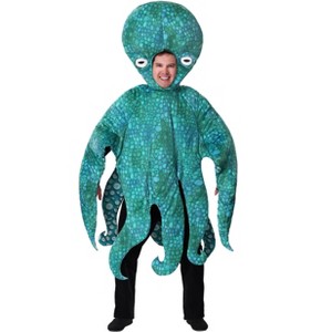 HalloweenCostumes.com Blue Adult Octopus Costume - 1 of 2