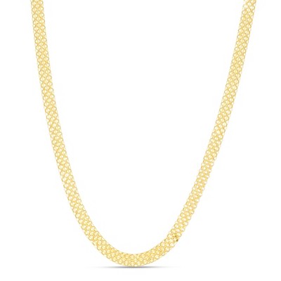 14k Gold 4.7mm Bismark Chain Necklace
